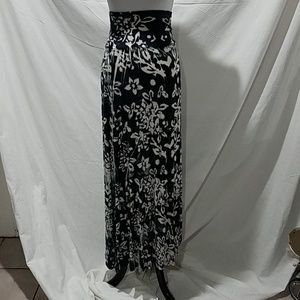 Maxi print skirt
